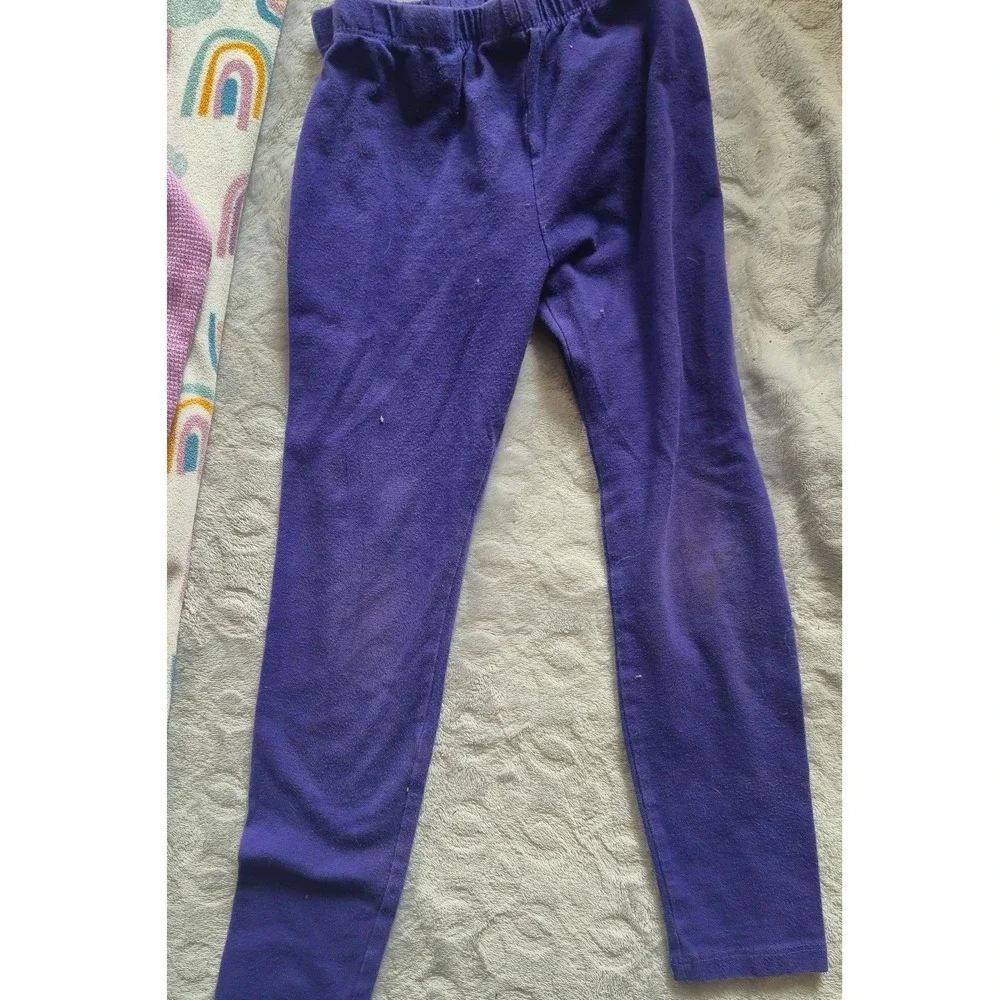 The Childrens Place Girls Size 7/8 Rainbow Pajama & Shirt Bundle 4pc Set‎